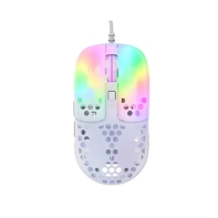 Купить Мышь XTRFY MZ1 RGB, Pixart 3389 sensor, 16000 dpi, Ultra-Light, USB, white в Алматы