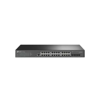 Купить Коммутатор управляемый GbE 24-портовый Tp-Link SG3428 <JetStream&trade; 24-Port Gigabit L2 Managed Switch with 4 Gigabit SFP Slots, 56Gbps, 1 RJ45 Console Port, 1 Micro-USB Console Port, Omada SDN> в Алматы