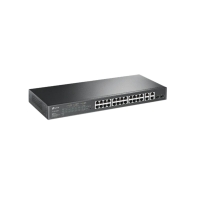 купить Коммутатор PoE+ Smart 28-портовый Tp-Link SL2428P <JetStream&trade; 24 порта 10/100 PoE+ 802.3at/af (max 30W на порт) + 4 Gigabit RJ45 (2 Combo SFP), бюджет мощности PoE 250W> в Алматы фото 2