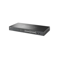 купить Коммутатор PoE+ управляемый 2.5 GbE 16-портовый Tp-Link SG3218XP-M2 <JetStream&trade; 16 портов 2.5GBASE-T (из них 8 портов с поддержкой 802.3af/at max 30W на порт) 2 SFP+ Slots 10Gbps, коммутационная матрица 120 Гбит/с, консольный порт управления, бюджет  в Алматы фото 2