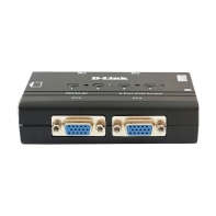 Купить D-Link DKVM-4K/B3A 4-порт переключатель KVM с портами PS/2 и VGA в Алматы