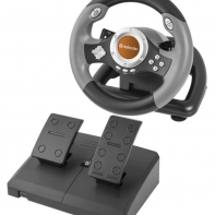 Купить  (USB) 10 Руль игровой Defender Challenge Mini LEкн. идеально подходит для маленьких детей. в Алматы