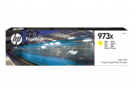 Купить Картридж струйный HP 973X F6T83AE, PageWide увеличенной емкости, совместимые товары PageWide Pro 477 / 452, желтый в Алматы