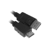 Купить Кабель DisplayPort->HDMI Cablexpert CC-DP-HDMI-7.5M, 7.5м, 20M/19M, черный, экран, пакет в Алматы