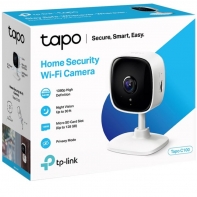 купить Домашняя Wi-Fi камера Tapo C100 С<Матрица 1/2.9, 1080p Full HD, F/NO: 2.0, фокусное расстояние: 3,3 мм, ночное видение 850 нм ИК-светодиод (до 9 метров), двустороннее аудио, H.264, Рабочая температура: 0... 40 &deg;C> в Алматы фото 2