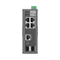 Купить Коммутатор индустриальный Easy управляемый GbE  6-портовый Tp-Link IES206G <4? порта RJ45 10/100/1000 Мбит/с, 1? гигабитный порт SFP/RJ45 Combo, 1? гигабитный слот SFP, 15KB Jumbo frame, MTU/Port/Tag VLAN, IGMP Snooping, Fast Leave, Link Aggregation, в Алматы