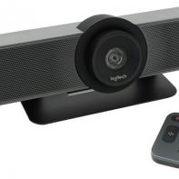 Купить Веб-камера для видеоконференций Logitech MeetUp (Ultra HD 4K, 2160p/30fps, пульт ДУ, интегрированная аудиосистема, USB-кабель 5м, в комплекте крепление и фурнитура для установки на стене) в Алматы