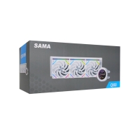 купить Water Cooler Sama Q60 , for Socket 1851/1700/1200/115x/AMD, 83 CFM, 34.8 dBA, White в Алматы фото 3