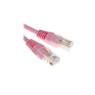 Купить Патч-корд UTP Cablexpert PP12-3M/RO кат.5e, 3м, литой, многожильный (розовый) в Алматы