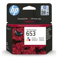 Купить Оригинальный струйный картридж HP 653 Ink Advantage, трехцветный (3YM74AE) в Алматы