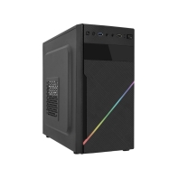 Купить Case MATX mini tower APEX, V05, RGB (400W), black в Алматы