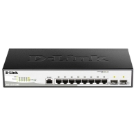 Купить D-Link DGS-1210-10/ME/B2A  Упра-ый комм-ор 2 уровня с 8 поров 10/100/1000 +  2 порта SFP в Алматы