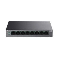 Купить Коммутатор PoE+ GbE  8-портовый Tp-Link LS108GP <8 портов PoE+ 802.3 af/at (до 30 Вт), режим расширения (передача данных и подача питания по PoE на расстояние до 250 м), Режим восстановления PoE Auto Recovery, бюджет мощности PoE 62W> в Алматы