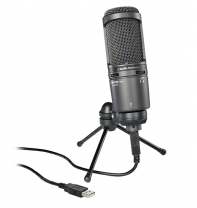 Купить Студийный микрофон Audio-Technica AT2020USB+ черный в Алматы