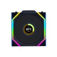 Купить Вентилятор для корпуса Lian Li UNI FAN SL WIRELESS LCD 120mm No controller Black G99.12RSLLCD1W1B.00 в Алматы
