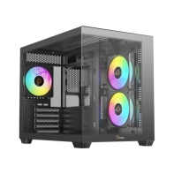 Купить Корпус Ocypus Gamma C54 BK ARGB mATX/ITX 3xUSB Черный Gamma-C54-BKD300XX-GL в Алматы