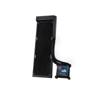 Купить Водяное охлаждение для CPU Lian Li HydroShift LCD 360 FAN LESS Black 3x120mm G89.GHSLCD36NB.00 в Алматы