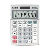 Купить Калькулятор настольный CASIO MS-88ECO-W-EP в Алматы