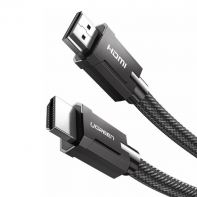 Купить Кабель Ugreen HD135 HDMI M/M Round Cable Zinc Alloy Shell Braided, 3m, Gray, 80602 в Алматы