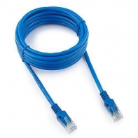 Купить Патч-корд UTP Cablexpert PP12-3M/B кат.5e, 3м, литой, многожильный (синий) в Алматы