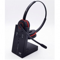 Купить VT Беспроводная гарнитура VT9400-D, Дуо, HD звук, 150м DECT, для компьютера и телефона в Алматы