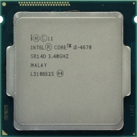 Купить Процессор Intel 1150 i5-4670 6M, 3.40 GHz  в Алматы