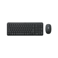 Купить Клавиатура+мышь Logitech MK250 Wireless, 99 keys, EN/RU, 2xAAA, 1000DPI, 1xAA, BT 5.1, Черный в Алматы
