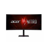 купить Монитор 34* Acer Nitro XV345CURV3bmiphuzx, Black-Red, VA, 3440x1440@180Hz, 300кд/м2, 4000:1,0.5ms,DP UM.CX5EE.301 в Алматы фото 1