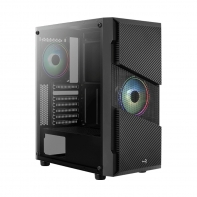 Купить Корпус CASE Aerocool Menace Saturn 2*3,5 3*2,5 7слотов VGA317мм CPU157мм Сталь 0,5мм, ATX, Fans 2*12см RGB,USB2*3.0 (Menace Saturn RGB) в Алматы