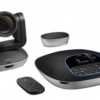 Купить Система для видеоконференций Logitech Group (в комплекте камера, устр. громкой связи, пульт ДУ, концентратор, блок питания, крепление) в Алматы