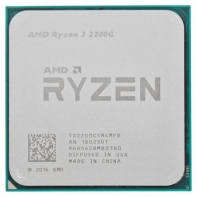 Купить Процессор CPU RYZEN X4 R3-2200G SAM4 OEM 65W 3500 YD2200C5M4MFB AMD в Алматы