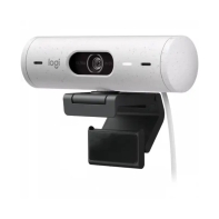 купить Веб-камера Logitech Brio 500 Off White (Full HD, 1080p)&nbsp;960-001428 в Алматы фото 2