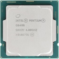 Купить Процессор Intel Pentium G6400 Comet Lake (4000MHz, LGA1200, 14nm, L3 4M), oem в Алматы
