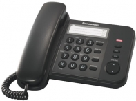 Купить Panasonic Телефон проводной KX-TS2352RUB (чёрный)  в Алматы