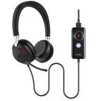 Купить Yealink UH38 Dual UC-BAT Дуо, гибридная, USB/Bluetooth, HD звук, шумоподавление, LED-индикатор в Алматы