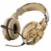 Купить Наушники гарнитура игровая Trust GXT 322D CARUS HEADSET desert camo в Алматы