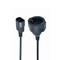 Купить Удлинительный кабель питания Cablexpert PC-SFC14M-01, 15см, C14 - евро-розетка в Алматы
