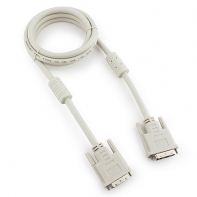 Купить Кабель DVI-D single link Cablexpert CC-DVI-6C, 19M/19M, 1.8м, серый, экран, феррит.кольца, пакет в Алматы