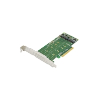 Купить PCI-Ex8 I/O Card, Lr-Link Linkreal LRNV95N8 PCIe x8 to 2-Port M.2 NVMe Adapter (300701) в Алматы