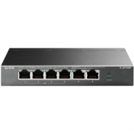 Купить Коммутатор PoE  4-портовый Tp-Link TL-SF1006P <6-port 10/100M (Порт1- Порт4 PoE IEEE 802.3af/at), бюджет мощности PoE 67W, дальность передачи данных и питания в режиме расширения &mdash; до 250 м> в Алматы