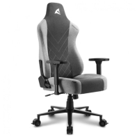 Купить Игровое кресло Sharkoon Skiller SGS30 Fabric Grey v2 <Ткань, Газлифт 4, подлокотник 3D> в Алматы