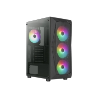 Купить Корпус Aerocool Falcon-G-BK-v1 2*3,5 2*2,5 7слотов VGA290мм CPU157мм Сталь 0,5мм 4Fan*12см FRGB (Falcon-G-BK-v1) в Алматы