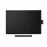 Купить Графический планшет, Wacom, One Small (CTL-472-N), Разрешение 2540 lpi, Чувствительность к нажатию 2048, Интерфейс USB, Размер 210*146*7,5 мм, Чёрный в Алматы