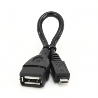 Купить Кабель переходник Cablexpert USB 2.0 OTG A-OTG-AFBM-001 USB-MicroUSB, 0.15м, пакет в Алматы