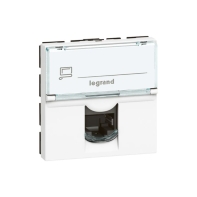 Купить Legrand 076564 MOSAIC RJ45 UTP кат6 2мод бел в Алматы