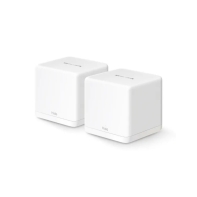 Купить Домашняя Mesh Wi-Fi система GbE AX1500 Mercusys Halo H60X(2-pack) <Wi-Fi 6, бесшовный роуминг 802.11k/v/r, 1201Mbps 5Ghz + 300Mbps 2.4Ghz, 802.11ax/ac/n/a, 3 порта LAN/WAN GbE> в Алматы