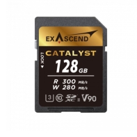 Купить Карта памяти SD Exascend Catalyst, 128Gb, SDXC II, UHS-II (V90), R300/W280&nbsp;EX128GSDU2 в Алматы