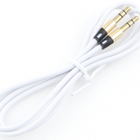Купить Кабель аудио Cablexpert CCAB-01-35MM-1MW, 3.5 джек (M)/3.5 джек (M), 1м, блистер, белый в Алматы