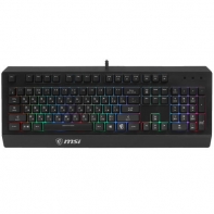 Купить Игровая Клавиатура MSI Vigor GK20, 108 клавиш, RGB SHOW,  кабель 1,8м, USB2.0 в Алматы